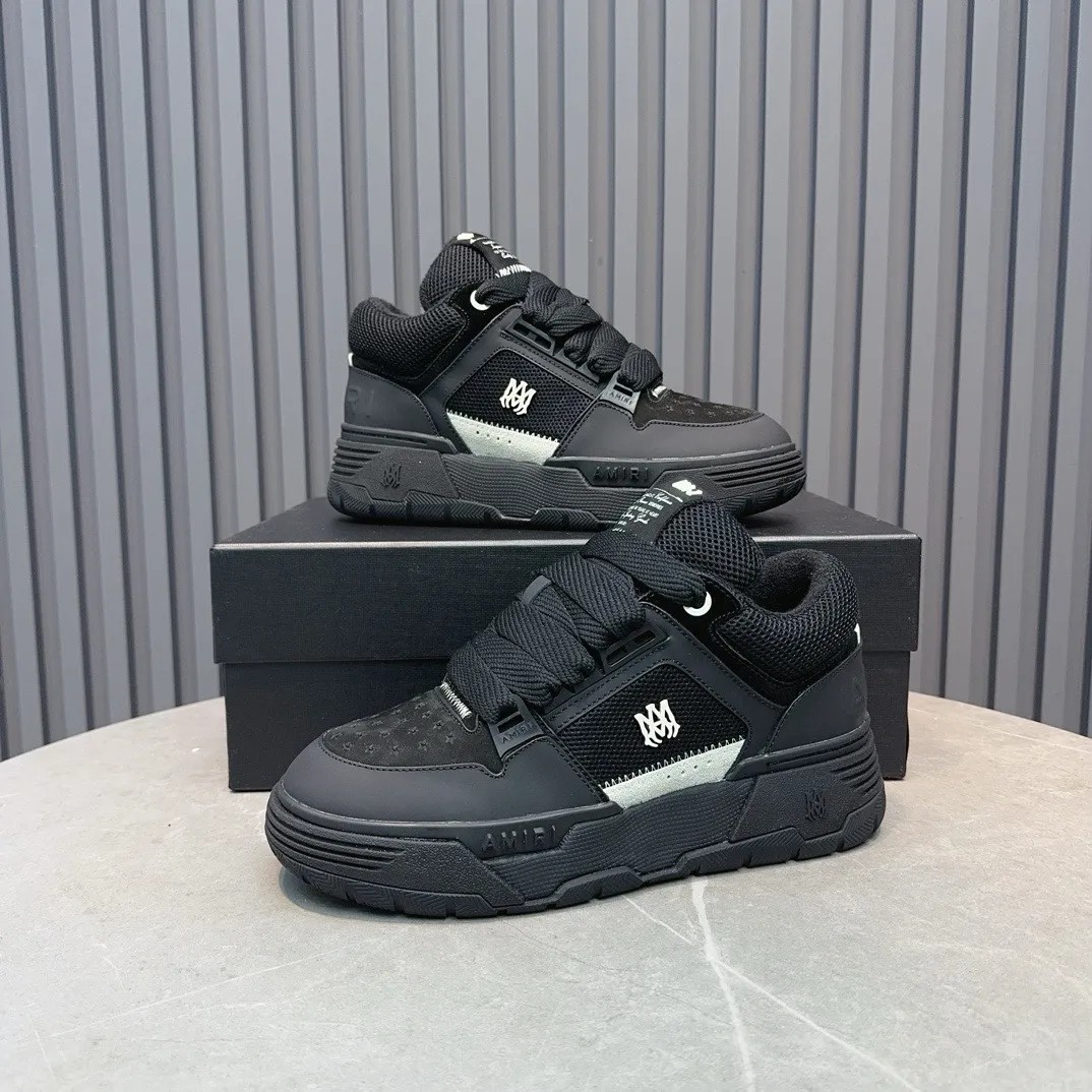 Men's shoes 💰660💰 AMIRI AMIRI trendy brand hot sale 🔥 Available all year round, couples 💑 Official website synchronization Imported fabrics 1⃣️ vs 1⃣️ replica, original factory special original sole, 35-45 (45. non-refundable)